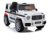 Coche Eléctrico Infantil Mercedes G63 Blanco Lean cars
