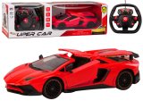 Coche Deportivo RC 1:12 con Puertas Abatibles Rojo