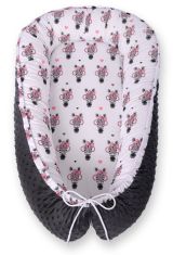Cocoon Doble Cara Premium My Sweet Baby para Bebés - Rosa Cebra