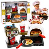 Set Pizzería Infantil con Horno y Cafetera