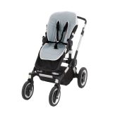 Colchoneta silla paseo Oval U. Taylor en azul, cómoda y acolchada.