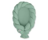 Braided Baby Nest 2 In 1 - Pastel Green