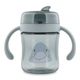 Taza 360° con asas Mr. Shark de Trixie - Ideal para bebés