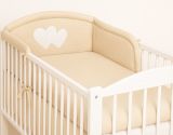 Protectores de Cuna My Sweet Baby - Hearts White Polka Dots