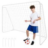 Portería de Fútbol Infantil Trizand con Red de 213x150 cm