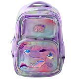 Mochila Escolar con Correa en Color Pastel 20L