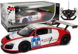 Coche teledirigido Audi R8 LMS Rastar 1:14 Blanco-Rojo