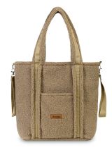 Bolso Clásico Bouclé Beige de Sensillo con diseño atractivo.