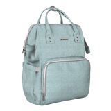 Bolsa de mamá Siena Menta Claro Kikkaboo - Funcional y Elegante