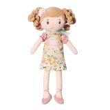 Muñeca Cuddly Lucy de Babyono, suave y colorida