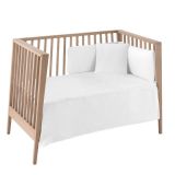 Juego colcha y protector de cuna Unic crudo Cambrass 60x120 cm