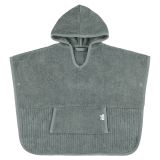 Poncho Hush Petrol Trixie - Suave y Absorbente para Bebés