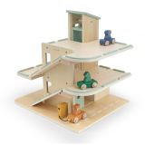Garaje de Madera con Accesorios Trixie para Jugar