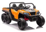 Vehículo eléctrico infantil 6 ruedas 4x4 XB-1038A Lean Cars naranja, vista frontal