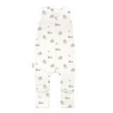 Saco de dormir con piernas Ovejitas de Waldin, color blanco y diseño encantador.