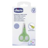 Tijeras Cortas Chicco 0M+ para Bebés - Seguridad y Precisión