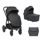Carrito de bebé 2en1 Kikkaboo Naya Gris - Versatilidad y confort