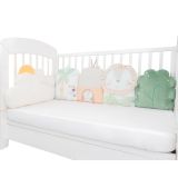 Juego de almohadas de peluche para cuna Kikkaboo - Jungle King