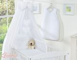 Dosel de Cuna My Sweet Baby con Corazones Blancos 160x250cm