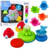 Set de Juguetes de Baño Interactivos con Animales y Fuente
