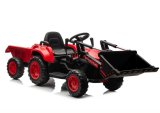 Tractor recargable con cubo BW-X002A Rojo
