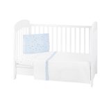 Juego de cama 3 piezas Kikkaboo Bear with me Azul 70/140