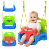 Columpio 3 en 1 Kruzzel para niños, seguro y ajustable