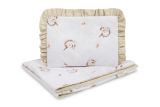 Juego de Cuna Sensillo Unicornio Beige 75x95 para Bebés