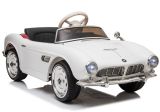 Coche Eléctrico Infantil BMW Retro Blanco