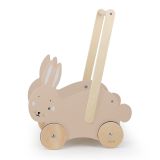 Carrito de madera para empujar - Mrs. Rabbit