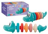 Set Educativo de Pirámide Suave Cocodrilo