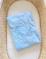 Manta de Forro Polar para Bebés - My Sweet Baby en Azul Chic