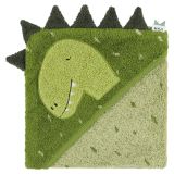Toalla Capa Mr. Dino Trixie - 75x75cm Suave y Orgánica