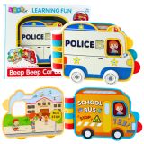 Libro Interactivo Educativo de Vehículos con Sonidos