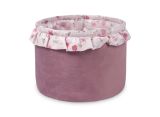 Cesta para Juguetes Bebé Algodón Rosa Sensillo