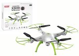 Drone RC X5HW Blanco y Verde