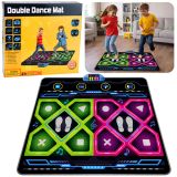 Alfombra de baile electrónica LED doble 105 x 90 cm