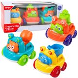 Set de Vehículos de Construcción con Animales 3 pcs