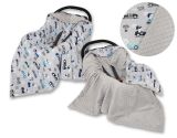 Manta Doble Cara para Silla de Coche My Sweet Baby con Conejitos