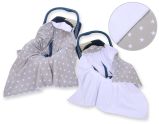 Manta de Asiento de Coche Doble Cara My Sweet Baby - Estrellas Grises