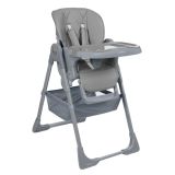 Trona Comfy+ Grey Kikkaboo - Comodidad y Seguridad para Bebés