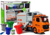 Camión de basura DIY con cubos de clasificación de residuos