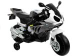 Moto eléctrica BMW S1000RR plateada
