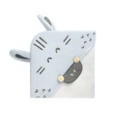 Toalla con capucha Kikkaboo Stripy Friends 90x90 cm