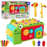 Cubos Sensoriales Educativos con Laberinto de Cocodrilo