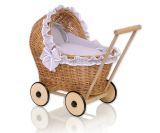 Cochecito de muñeca My Sweet Baby Chiara - Natural y artesanal