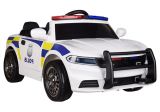 Coche de Policía Eléctrico - Blanco