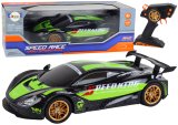 Large Remote Controlled Sports Car 1:10 Green and Black