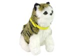Gato de peluche interactivo con funciones educativas