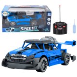 Coche Teledirigido RC 1:20 con Efecto Humo Azul